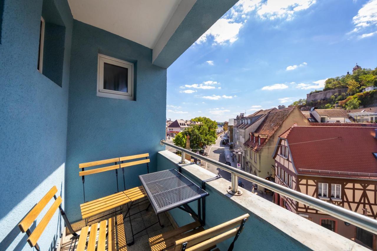 Apartment Mit Balkon Und Festungsblick Würzburg Eksteriør bilde